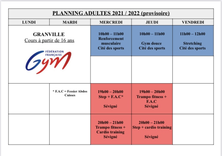 PLANNING FITNESS